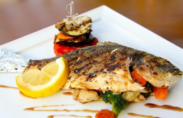 ресторанные блюда из рыбы