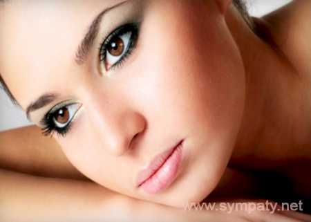 Миндалевидные глаза фото у женщин без макияжа